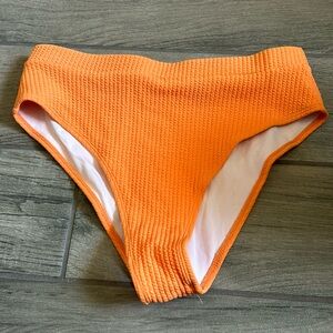 Orange bikini bottom